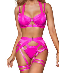 Punk Leather Body Belt, Garter Lingerie for Women