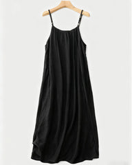 Women's Solid Color Backless Cami NightDress