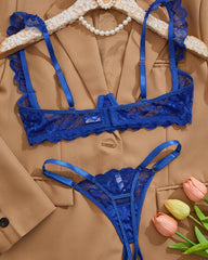 Women's Lace Sheer Sexy Lingerie Two-piece Set