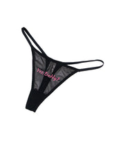 Sexy Low-Rise Mesh T-Back Panties