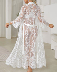 KissLove® Sexy Lace Bridal Lingerie Sheer Wedding Gown