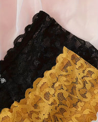 Lace Wireless Bra & Panty Set – 4-Piece Lingerie Basics