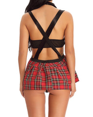 Two-Piece Role-Play Temptation Costume Set with Cosplay G-String