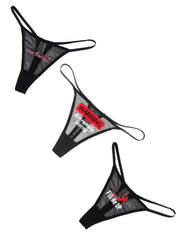 Sexy Low-Rise Mesh T-Back Panties