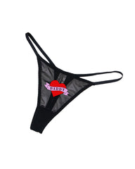 Sexy Low-Rise Mesh T-Back Panties