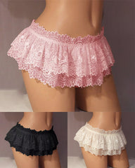 New style lace sexy women's briefs bottoming panties three-pack set