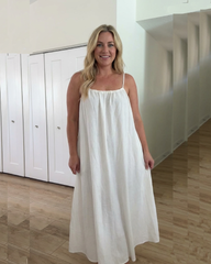 Women's Solid Color Backless Cami NightDress