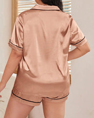 Plus Size Cute Pajamas – Tee & Shorts