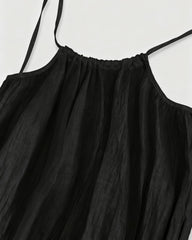 Women's Solid Color Backless Cami NightDress