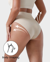 High Waist Seamless Tummy Control Brief Panty