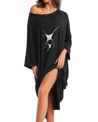 Plus Size Ultra-Soft Oversized Shirt Sleepwear with Pockets