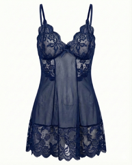 Sexy Lace Babydoll Nightdress for Women