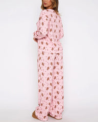 Cozy 2-Piece Christmas Pajama Set – Long Sleeve Top & Pants