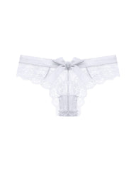 4-Pack Women’s Low-Waist Seamless Breathable Bow Lace Panties