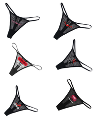 Sexy Low-Rise Mesh T-Back Panties