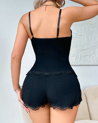 Modal Camisole & Panty Sleepwear Set – Sweet Lingerie for Daily & Holiday Wear