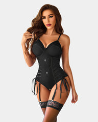 Sexy Tummy Control Teddy Boudoir Outfit
