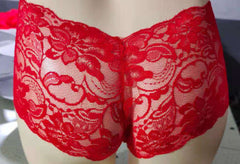 Sexy Lace Trim Boxer Briefs