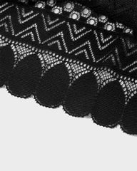 High Waist Lace Mesh Tummy Control Panty