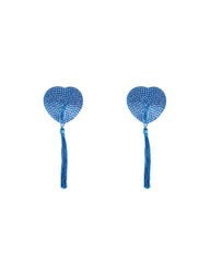 Heart Shape Concealers Sticker Breast Pads Pasties Bra with Tassel