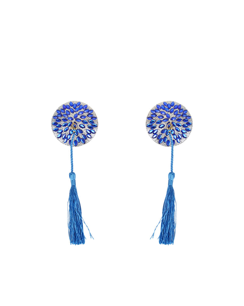 Round Shape Concealers Sticker Breast Pads Pasties Bra with Tassel
