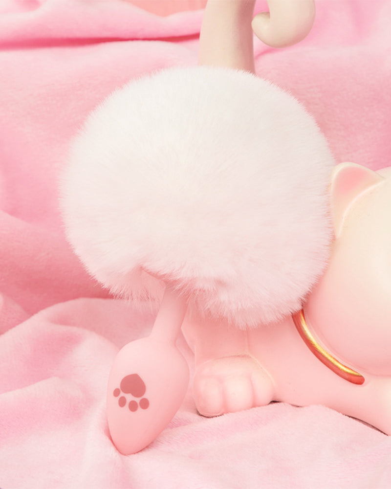 Silicone cat claw plush tail cute sexy role play