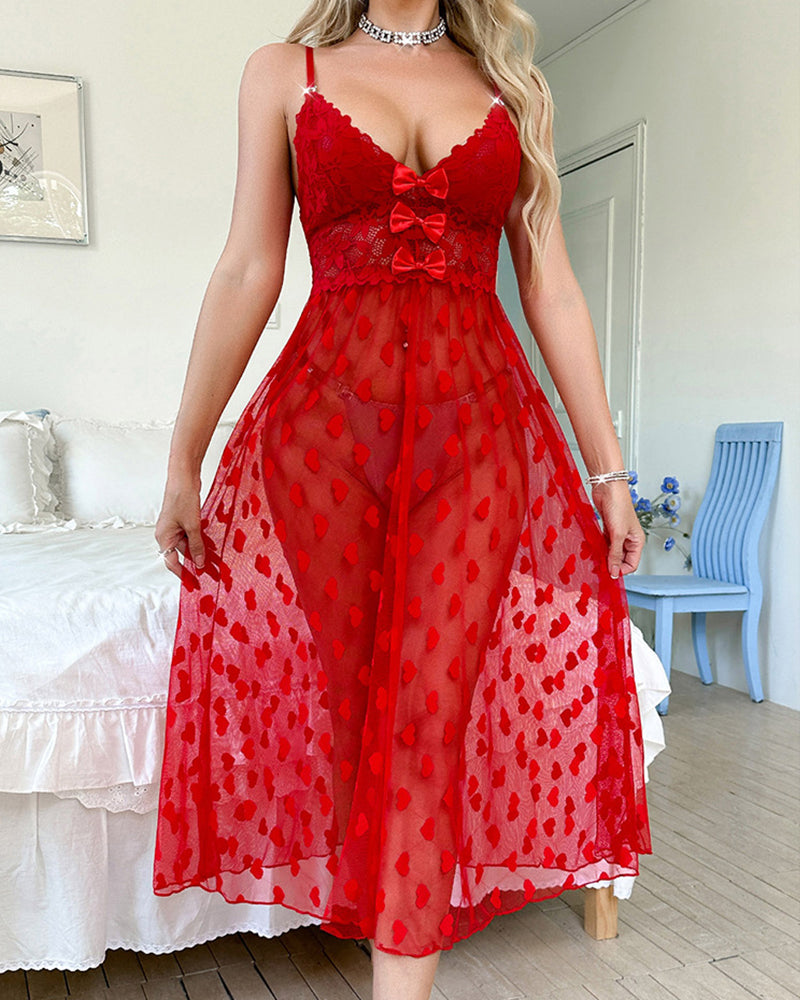 Lace Lingerie Sheer Sexy robe
