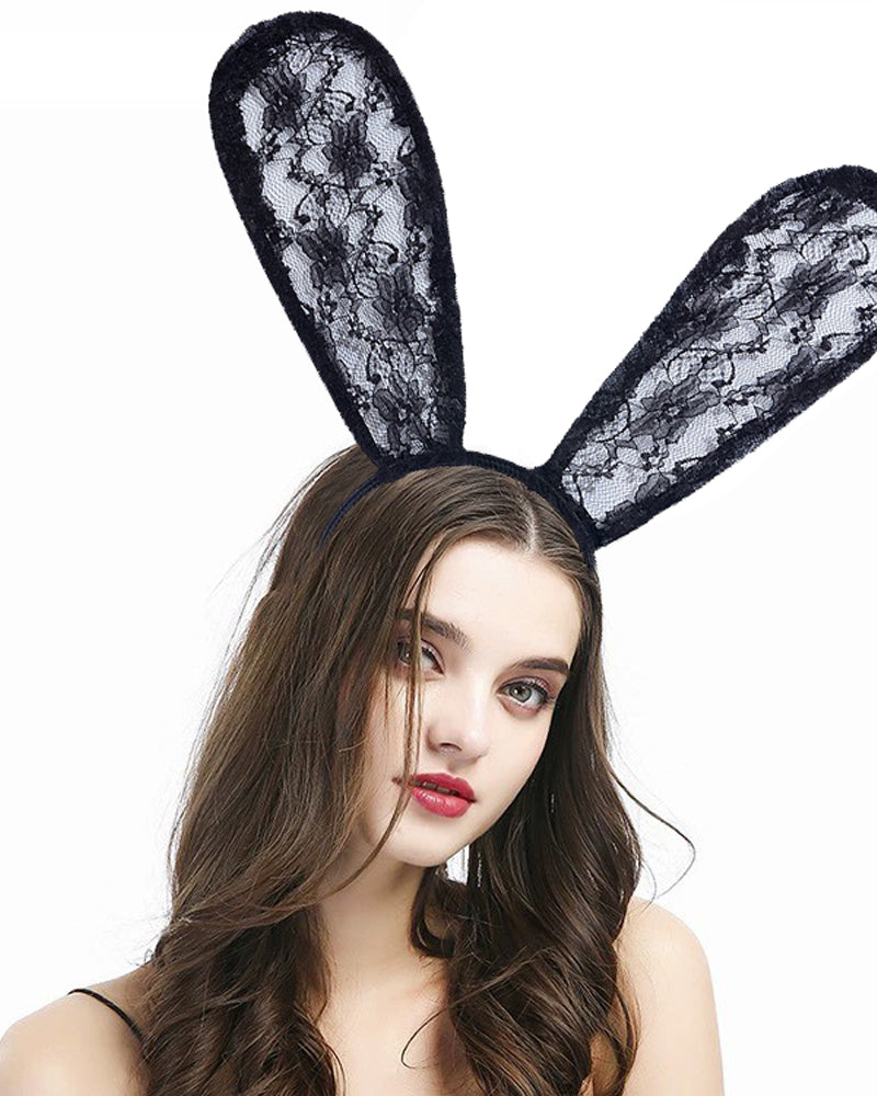 Lace Easter Bunny Headband