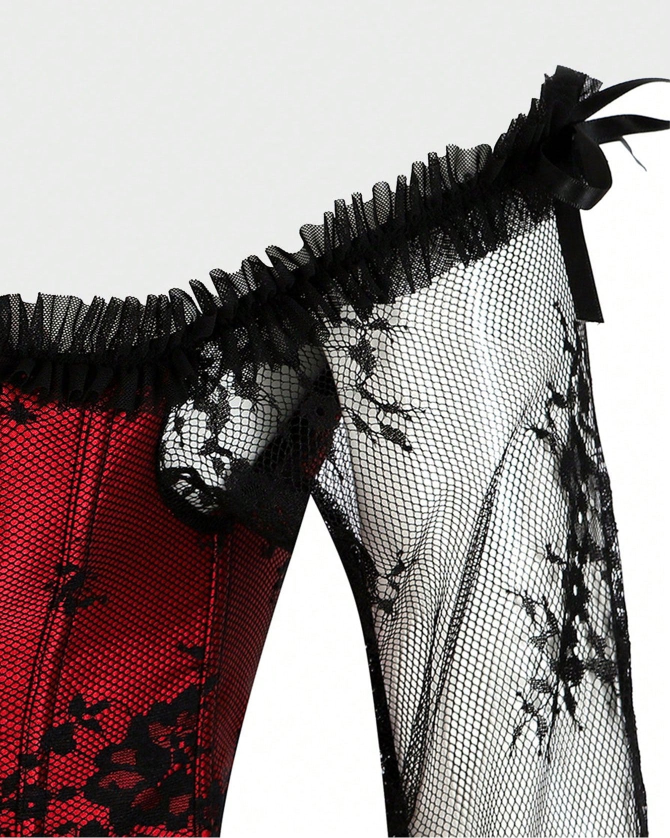 Corset Tops for Women With Lace Sleeves