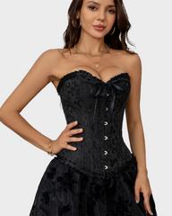 Corset Tops Lace Waist Push Up Shapewear