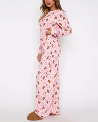 Cozy 2-Piece Christmas Pajama Set – Long Sleeve Top & Pants