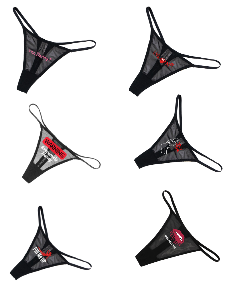 Kisslove Low Rise T-back Mesh Panties