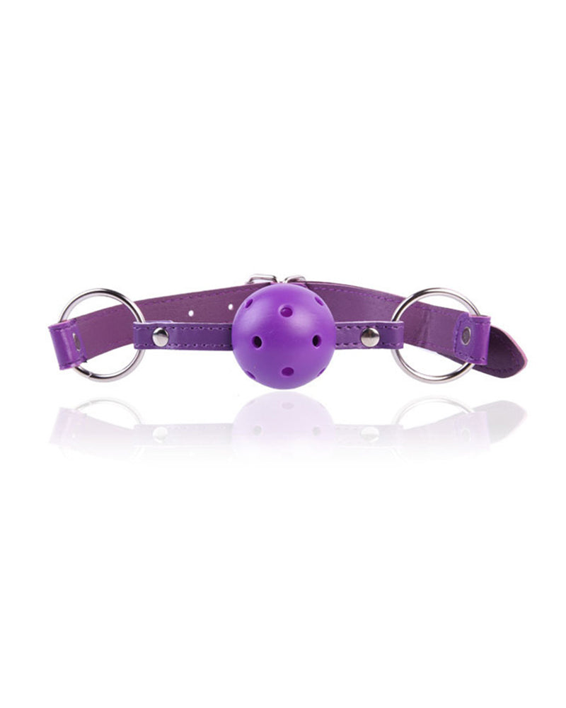 SM alternative sex toys ball gag mouth restraint leather silicone gag