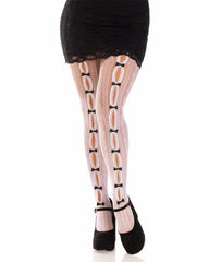 Sweetheart Striped Tights