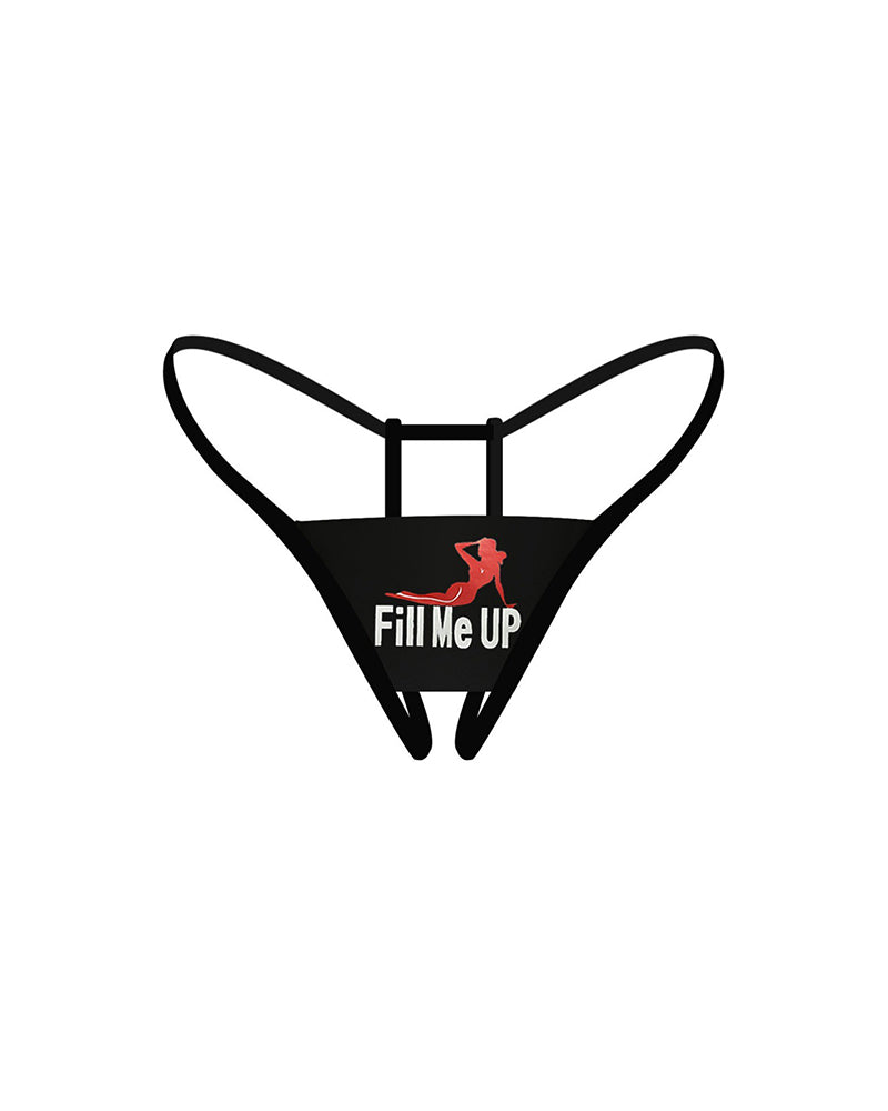 4 Sets Women's Thong with Letters Sports Yoga Underwear Seamless Underwear