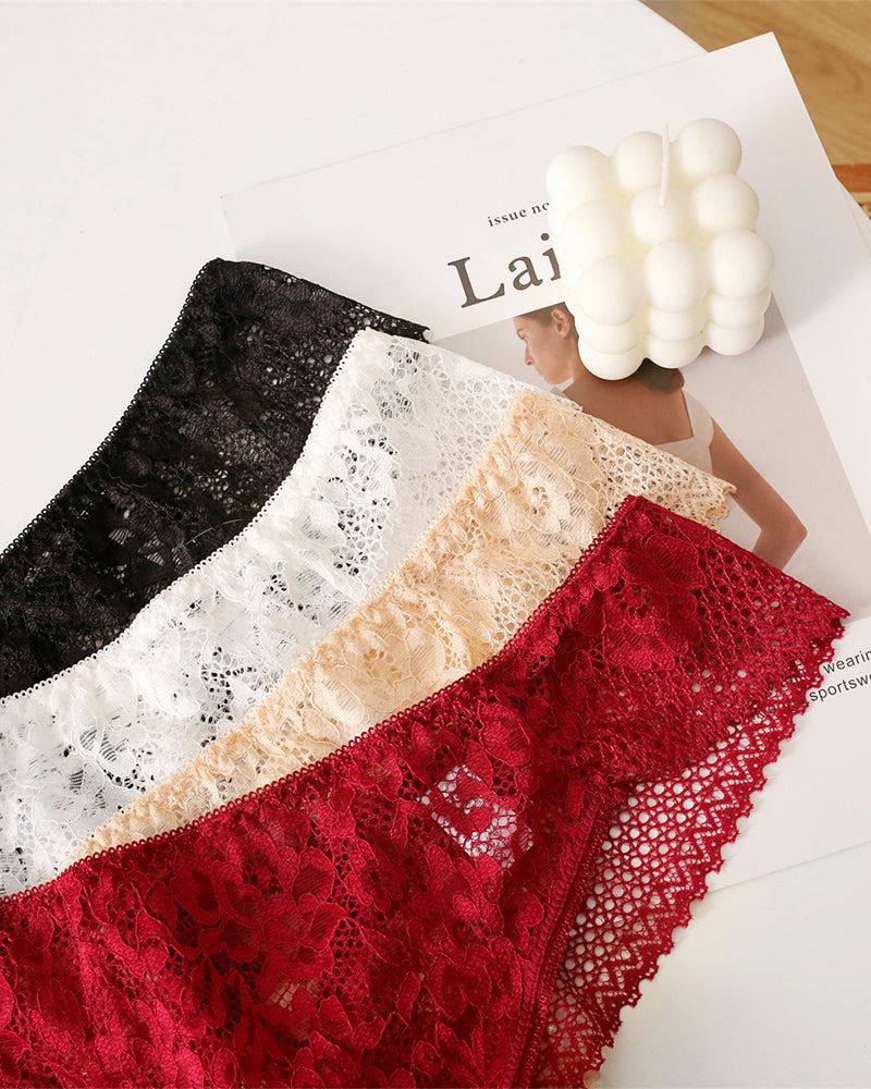 Sexy High-Quality 4sets Lace Ladies' Panties