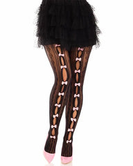 Sweetheart Striped Tights
