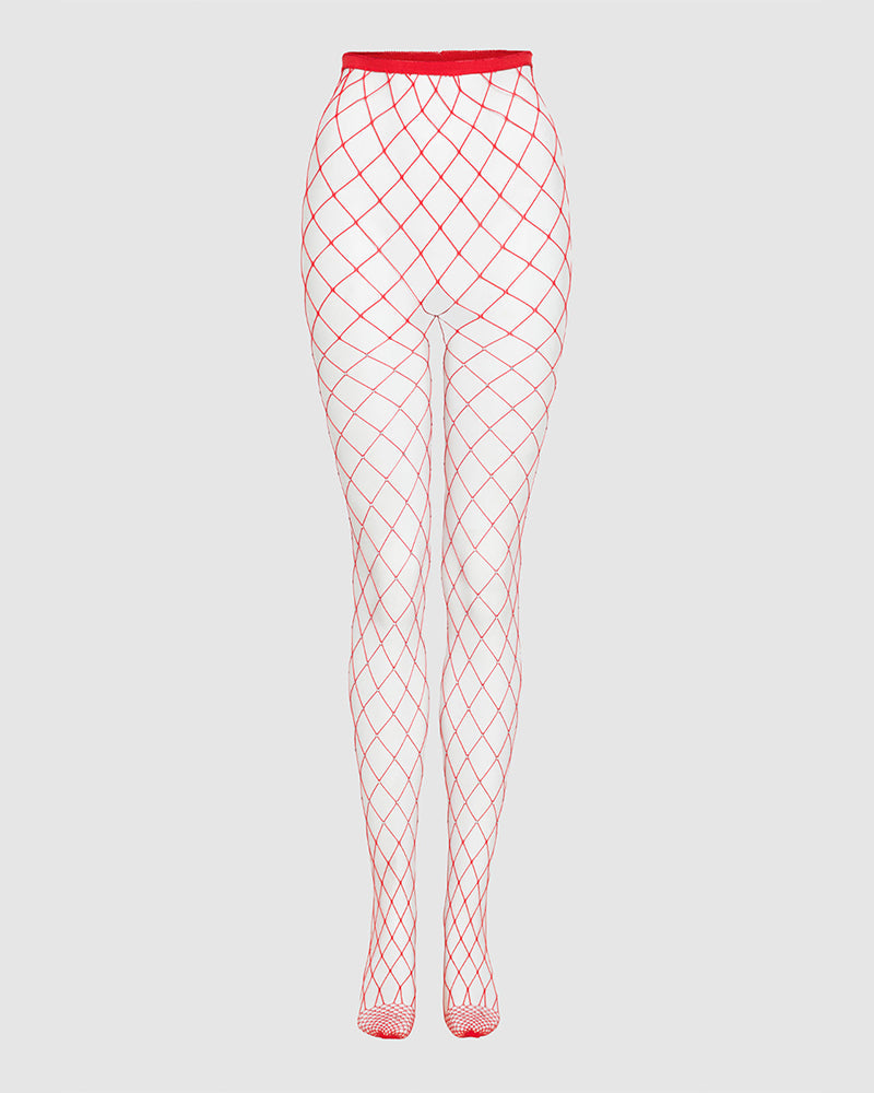 Netted Fishnet Tights